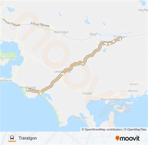 wonthaggi to traralgon bus timetable